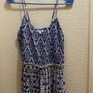 Patrons of Peace blue and white tank M